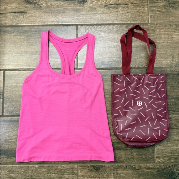 Lululemon Swiftly Tech Racerback Tank Top Race Length, Sonic Pink Size 8 - Picture 1 of 5
